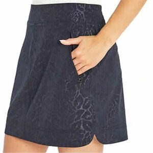 Orvis Black Floral Travel Skort